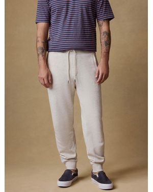 Faherty High Standard Fleece Sweatpant - Natural