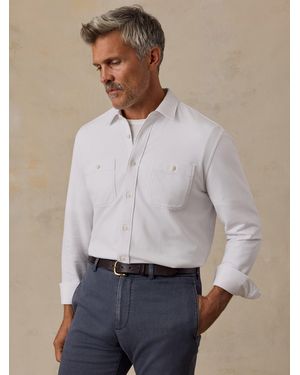 Faherty Field Knit Shirt - Natural