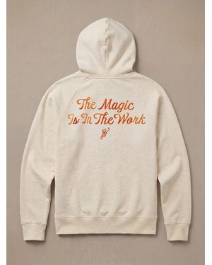 Faherty Jalen Brunson High Standard Fleece Hoodie - Natural