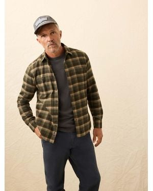Faherty Heirloom Portuguese Flannel Shirt - Natural