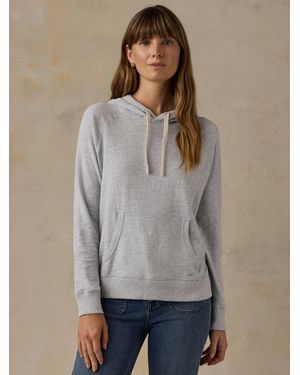 Faherty Sunwashed Organic Hoodie - Grey