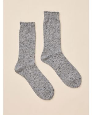 Faherty Cabin Nepp Sock - Natural