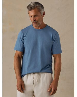 Faherty Sunwashed Regenerative T-Shirt - Blue