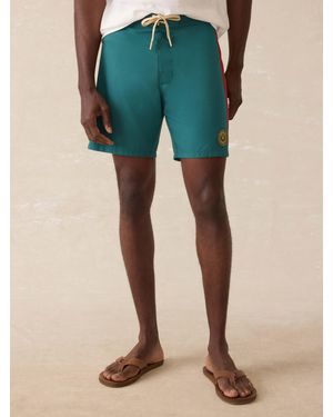 Faherty Surf Ghana Boardshort - Green