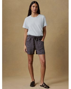 Faherty Topanga Drape Short - Grey