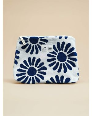 Faherty X Slowtide Beach Pouch - Blue