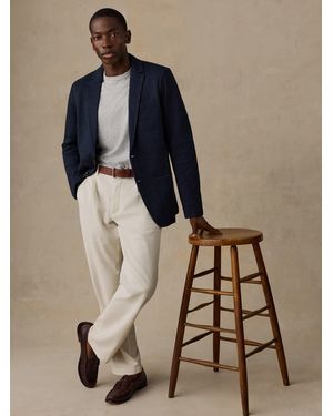 Faherty Inlet Knit Tweed Blazer - Blue