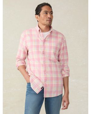 Faherty Long-Sleeve Breeze Shirt - Pink