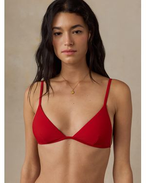 Faherty Solstice Triangle Top - Red