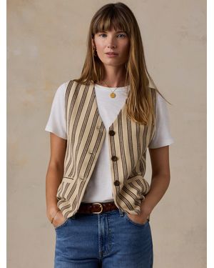 Faherty Summit Vest - Brown