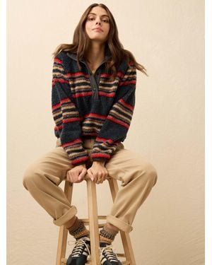 Faherty Fireside Fleece Popover - Natural