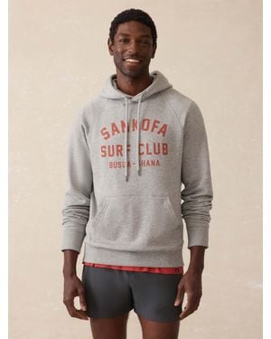 Faherty Surf Ghana High Standard Fleece Hoodie - Natural