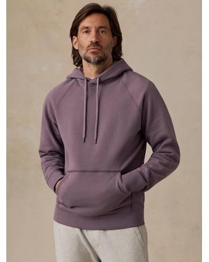 Faherty High Standard Fleece Hoodie - Purple