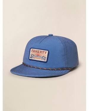 Faherty All Day Corded Hat - Blue