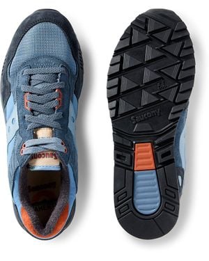 Saucony Faherty X Shadow 5000 Shoes - Blue