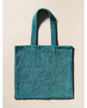Faherty Towel Terry Tote - Blue