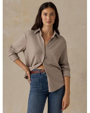 Faherty Legend&Trade; Jumper Classic Shirt - Natural