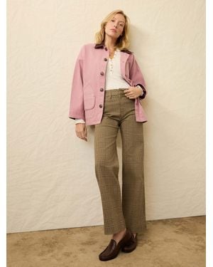 Faherty Twill Tide Slim Straight Trousers - Natural