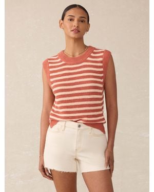 Faherty Miramar Linen Sweater Tank - Multicolor