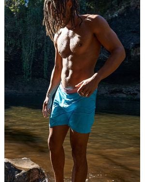 Faherty X Quiksilver Boardshort - Blue