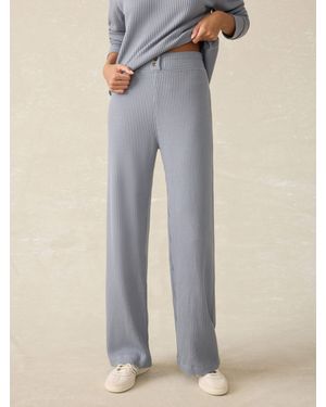 Faherty Legend&Trade; Waffle Wide Leg Trousers - Multicolour