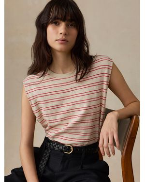 Faherty Sunwashed Slub Muscle Tank - Natural