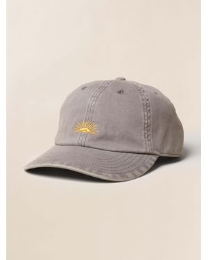 Faherty Sunwashed Twill Baseball Hat - Gray