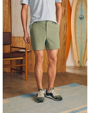 Faherty All Day&Trade; Short 1.0 (5" Inseam) - Blue