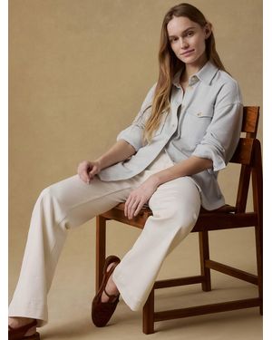 Faherty Legend Sweater Overshirt - Brown