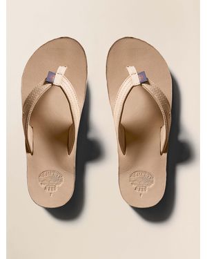 Faherty X Reef Drift Away Flip Flop Shoes - Natural