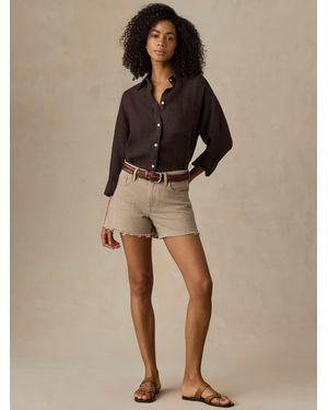 Faherty Sundrift Denim Short - Natural
