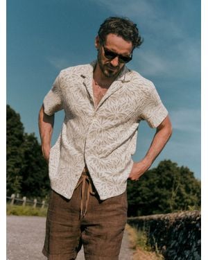 Faherty Short-Sleeve Oasis Camp Shirt - Green