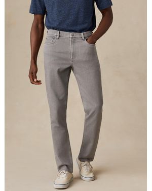 Faherty Stretch Terry 5-Pocket Athletic Fit Trousers - Blue