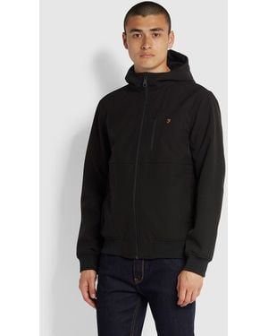 Farah Rudd Soft Shell Coat - Black