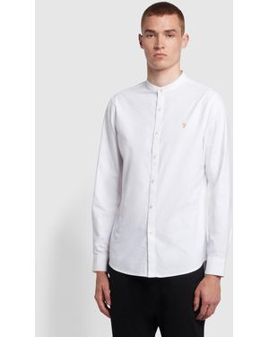 Farah Grandad Shirt - White