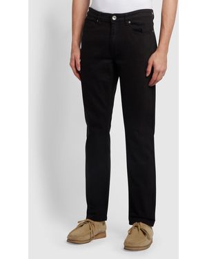 Farah Elm Regular Fit Stretch Jeans - Black