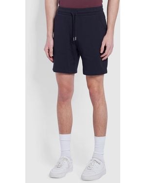 Farah Durrington Organic Cotton Jersey Shorts - Blue