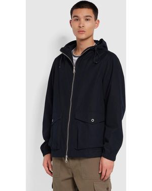 Farah Spike Parka Jacket - Blue