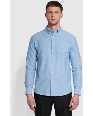 Farah Drayton Oxford Shirt - Blue