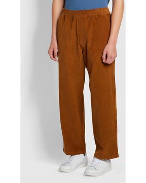 Farah Greenport Corduroy Trousers - Brown
