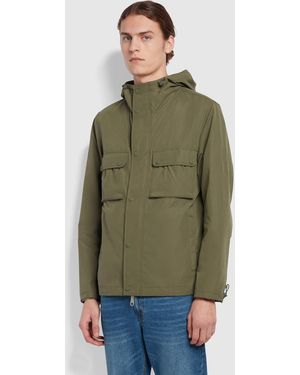 Farah Jay Regular Fit Parka Jacket - Green