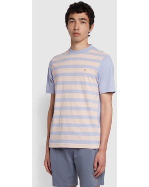 Farah Banks Regular Fit Organic Cotton T-Shirt - Pink