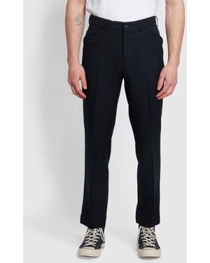 Farah Roachman Anti Stain Twill Trousers - Blue