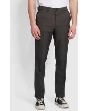 Farah Roachman Flexi Waist Trousers - Grey