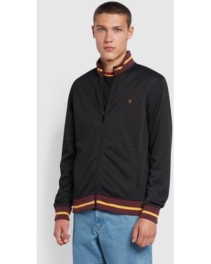 Farah Douglas Regular Fit Track Jacket - Black