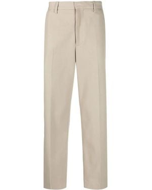 Acne Studios High-Waisted Straight-Leg Pants - Natural