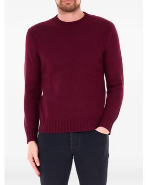 Ballantyne Pullover Mit Gerippten Details - Rot