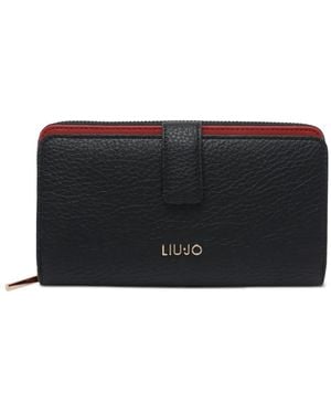 Liu Jo Logo-Detail Wallet - Black