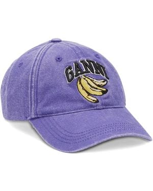 Ganni Cappello Da Baseball - Viola