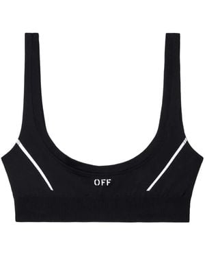 Off-White c/o Virgil Abloh Off Stamp スポーツブラ - ブラック